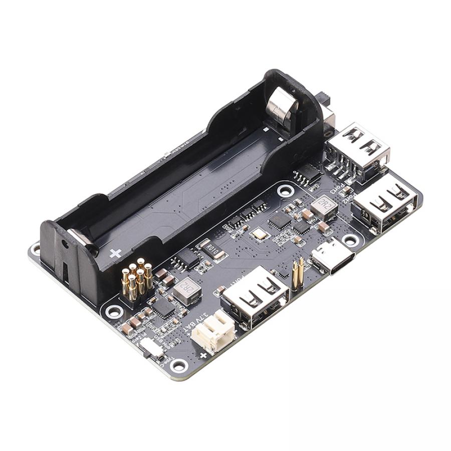 라즈베리파이 제로 UPS USB 허브 (3포트 USB 2.0 허브 통합 무정전 전원장치) [251014]