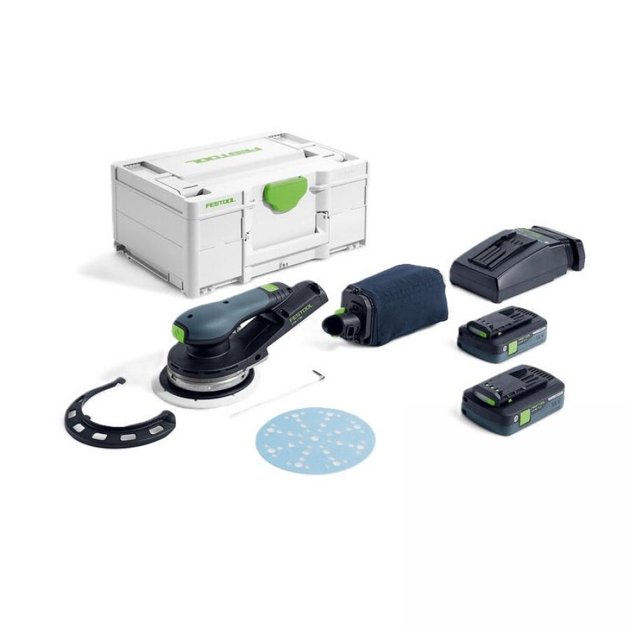 페스툴 577730 충전 편심 샌더 샌딩기 세트 ETSC 2 150 4,0 I-Plus
