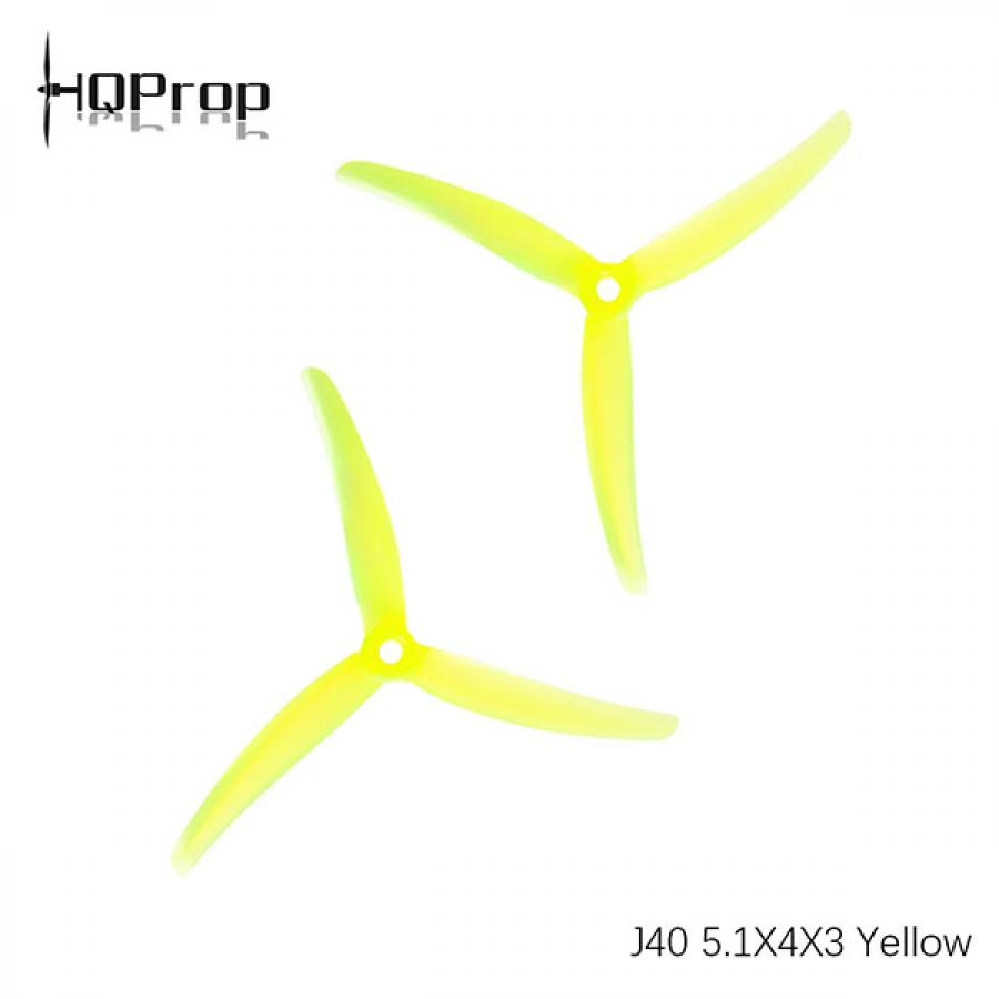 HQ Juicy Prop J40 5.1X4X3 프롭 (2CW+2CCW) - Poly Carbonate(노랑) [PP00369]