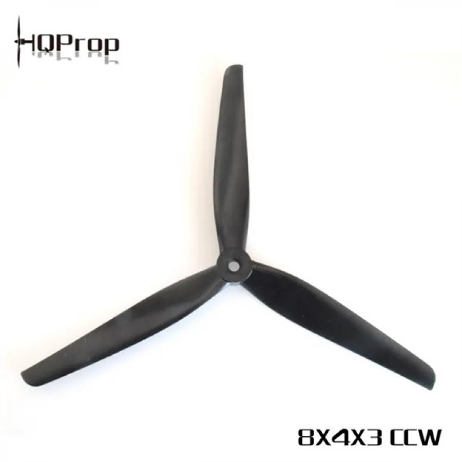 HQ MacroQuad 8인치 프롭 8X4.3X3 CCW 블랙 - Glass Fiber Reinforced Nylon [PP00933]