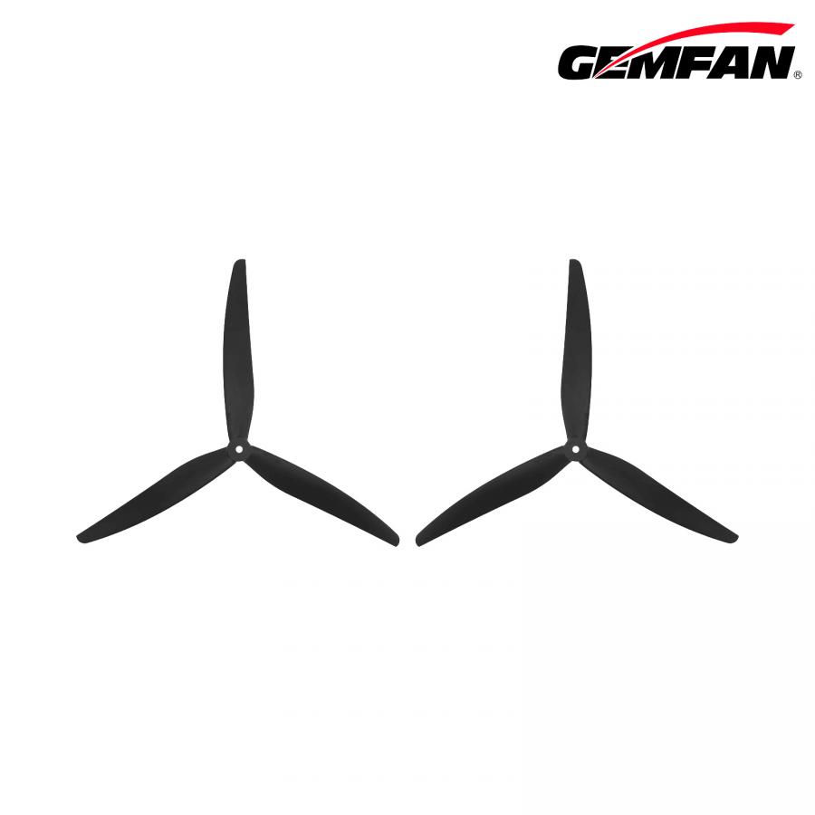 1170 Cinelifter Glass Fiber Nylon 3엽 프로펠러 CW/CCW - 블랙 [6936572284545]