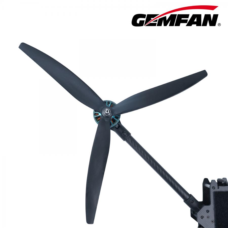 1050 Cinelifter Glass Fiber Nylon 3엽 프로펠러 CW/CCW - 블랙 [6936572280820]