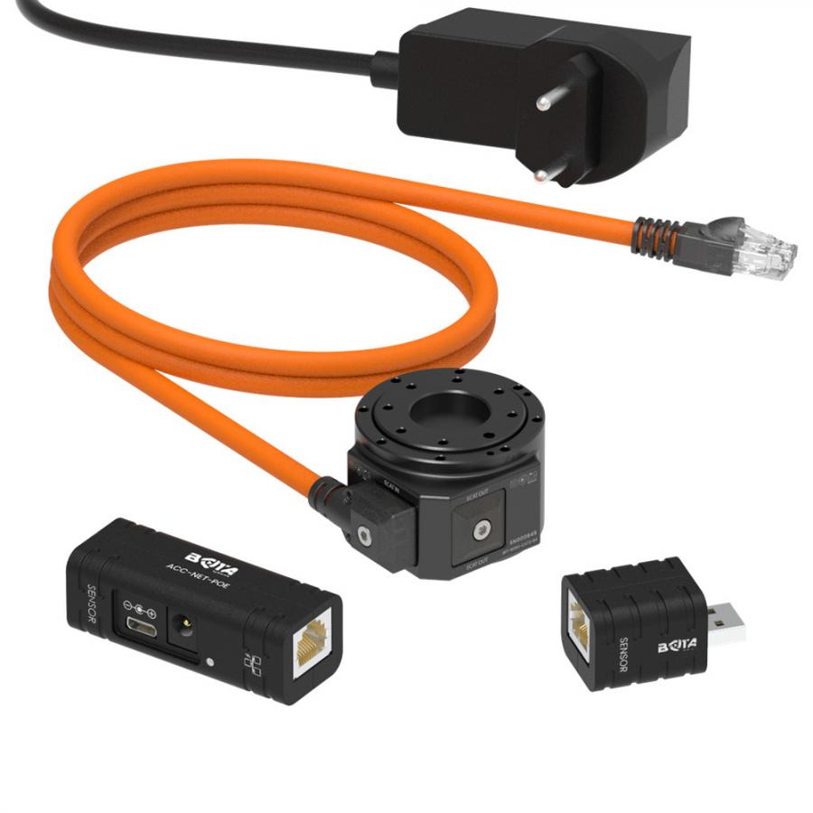 Rokubi Gen A F/T 센서 (EtherCAT in/out, 500N, 1200N, 15Nm, 12Nm) [BFT-ROKS-CAT2-B4]