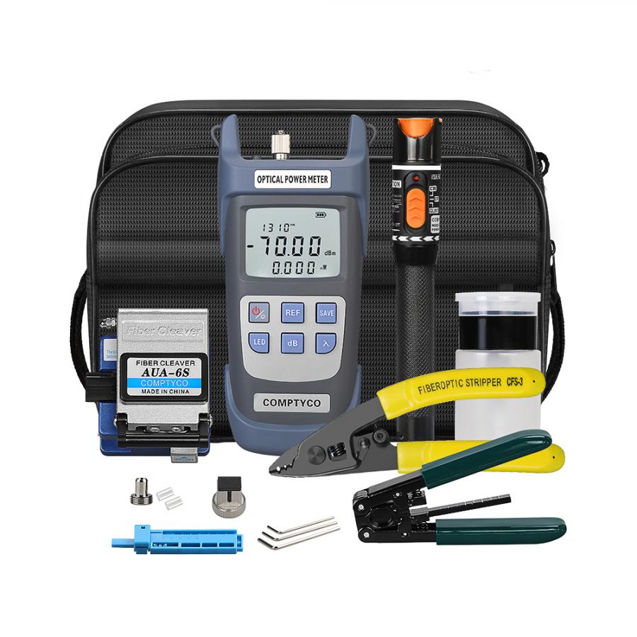 16종 FTTH 광섬유 통합 툴킷 절단기 광파워미터 VFL 풀패키지 Tool Set-04