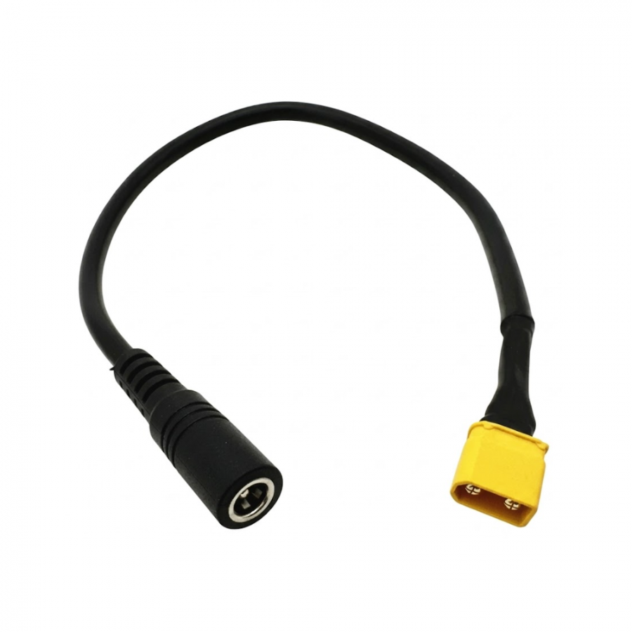 XT30 to DC 변환 케이블 수/암(5.5x2.1mm) [XTCT-08]