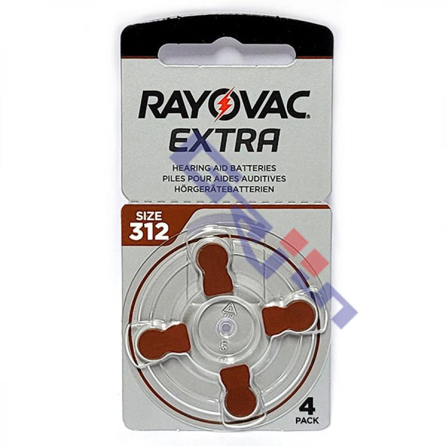 Rayovac R312ZA-4BP(1.4V 150mAh)