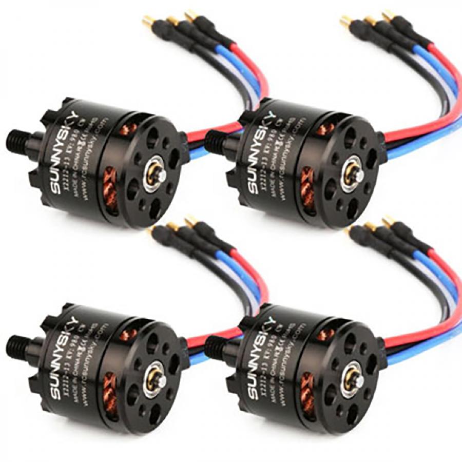 X2212 980KV 드론모터 450-550급 (4개입, CW 2, CCW 2)