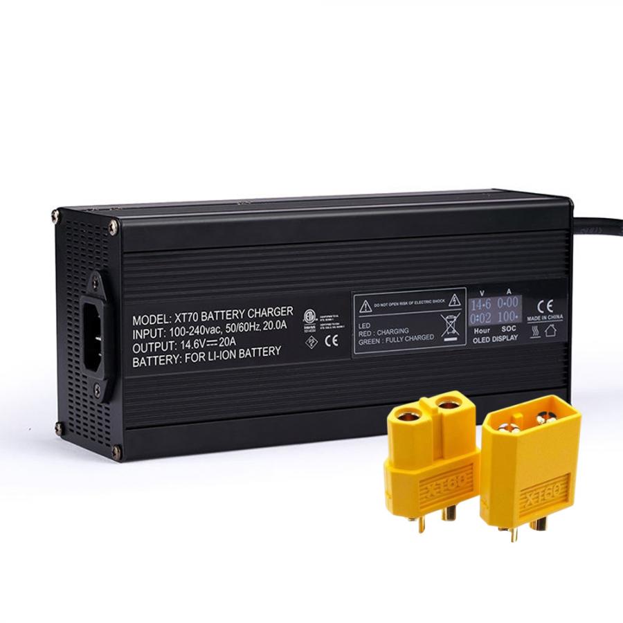 리튬인산철 배터리 충전기 58.4V 9A 529W XT60 단자 (급속)