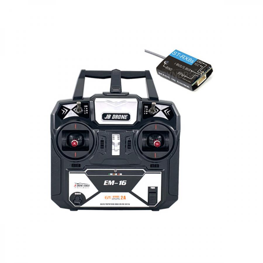 JB Drone EM-i6 2.4GHz 6채널 조종기 (모드2) + ST-RX8s SBUS 수신기