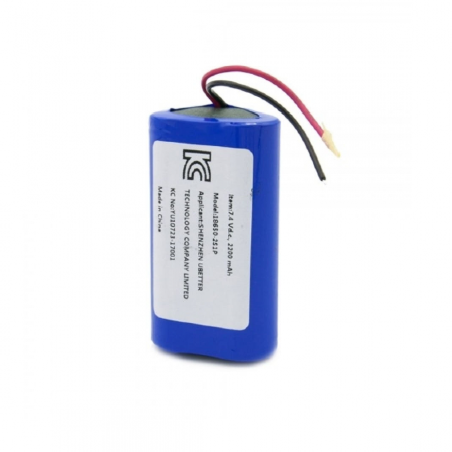 Lithium ion 18650 7.4v 2200mah