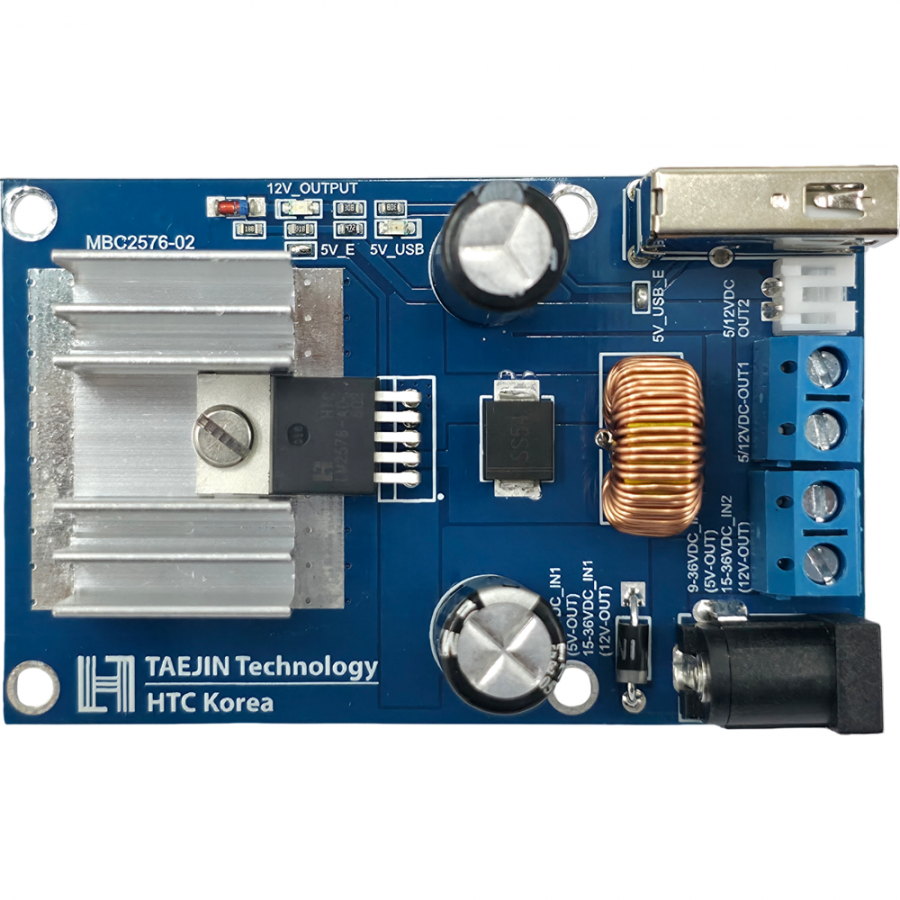 [자체 생산 IC 적용] LM2576 Buck Converter Module [MBC2576-02]
